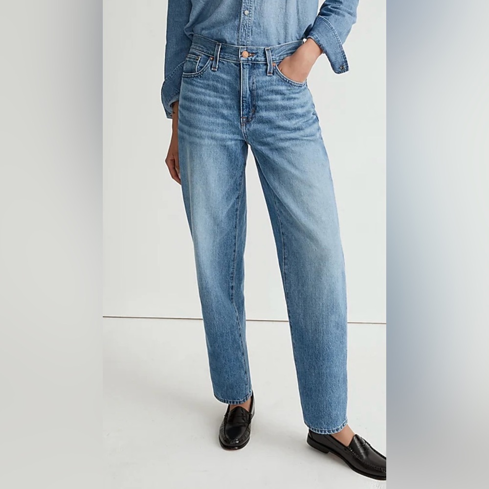 NWT MADEWELL Slouchy Boyfriend Jeans Size 30